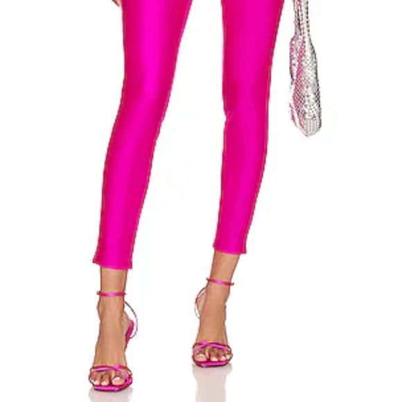 Good American Compression Shine Leggings in Fuchsia Pink *NWT* - Picture 2 of 8